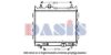 AKS DASIS 5017404AA Radiator, engine cooling